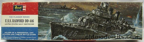 Revell 1/301 USS Radford DD-446 Destroyer - Flanker Series Issue, H429-150 plastic model kit